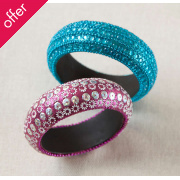 Sparkly Bangles (Set Of Two)